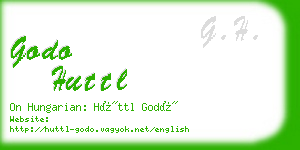 godo huttl business card